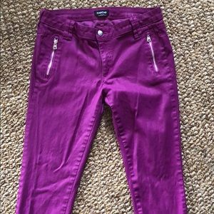 COPY - bebe Purple Jeans!!